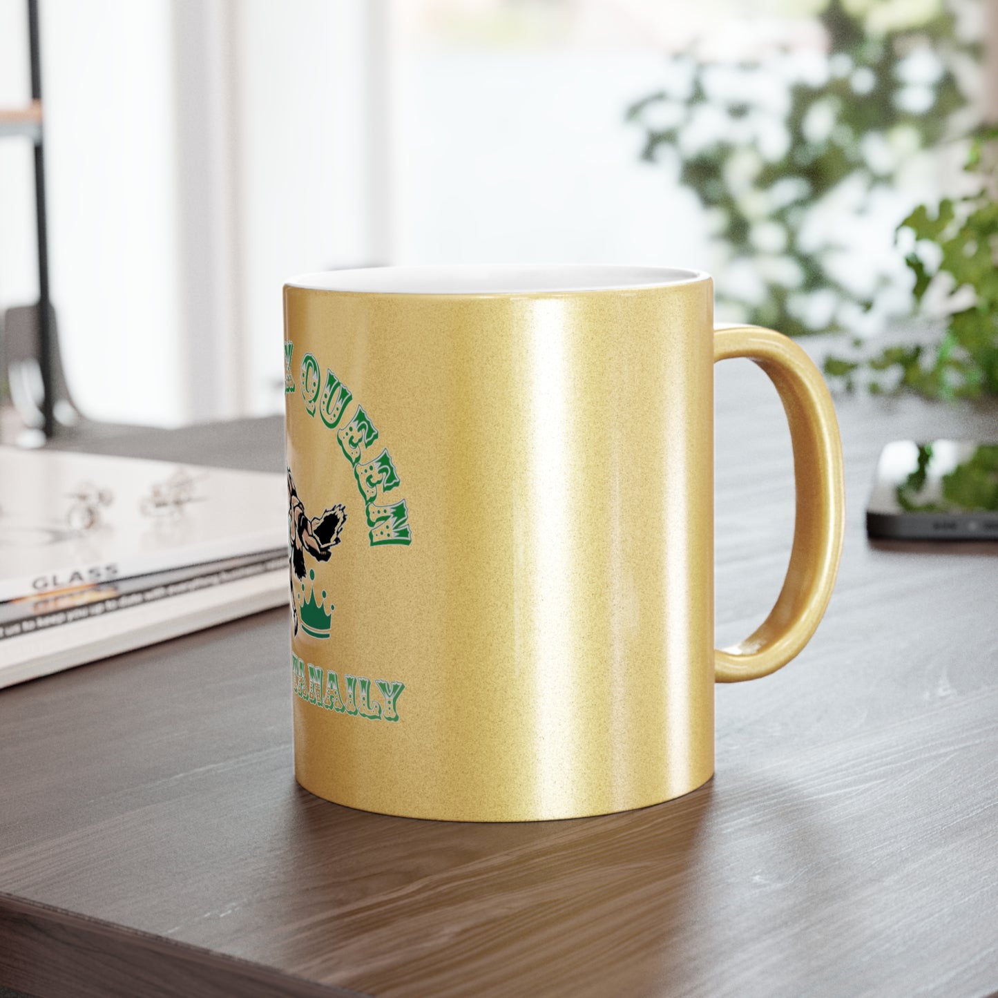 “Suplex Queen” Metallic Mug (Silver\Gold)