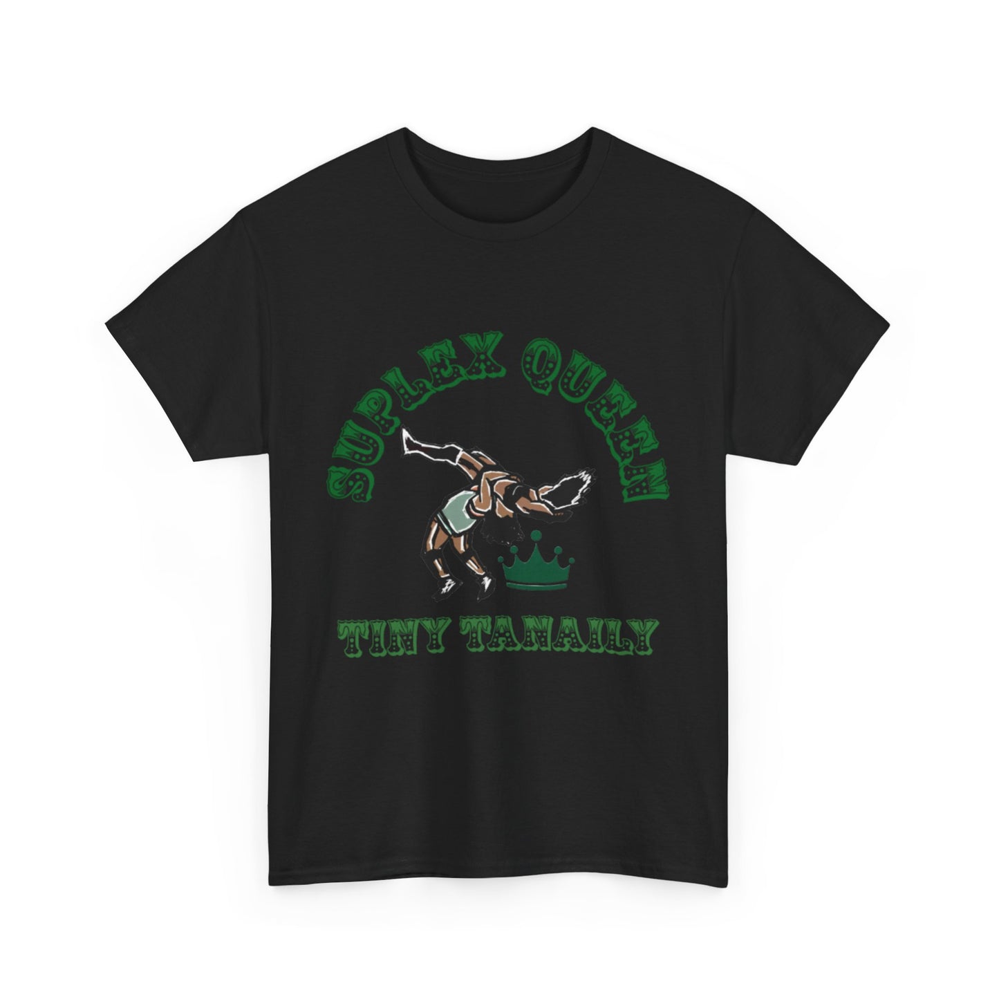 “Suplex Queen” Unisex Cotton Tee (Black, White, or Grey)