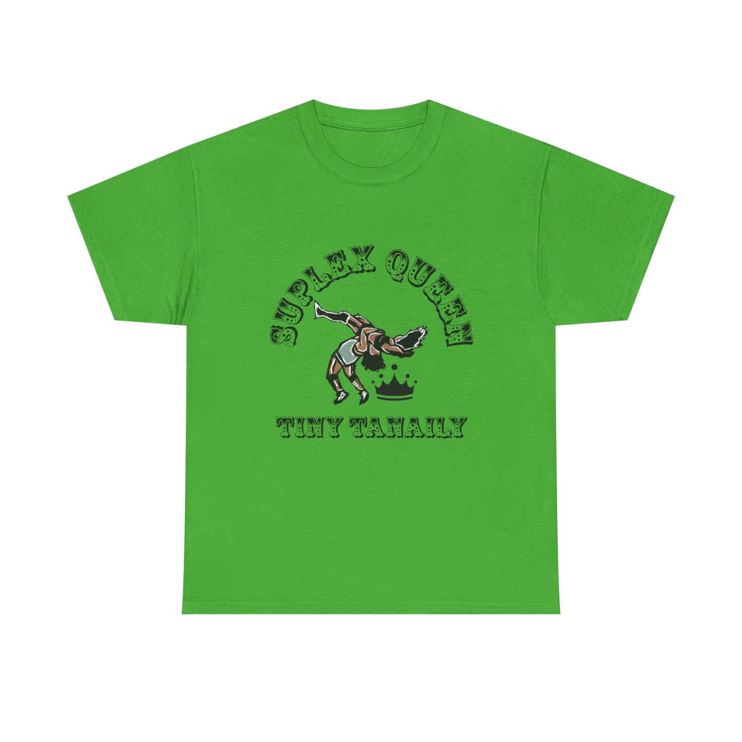 “Suplex Queen” Green or Purple Unisex Cotton Tee