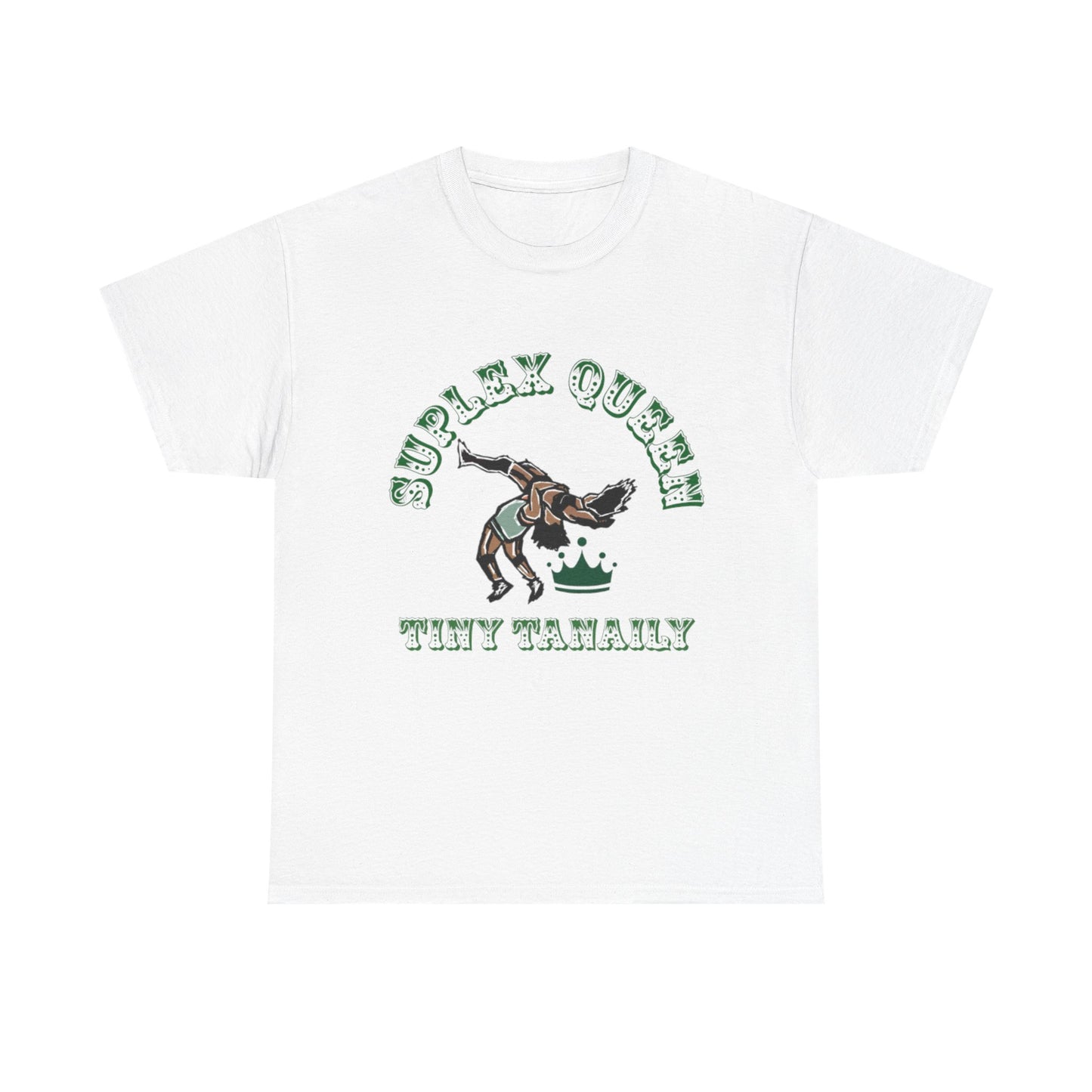 “Suplex Queen” Unisex Cotton Tee (Black, White, or Grey)