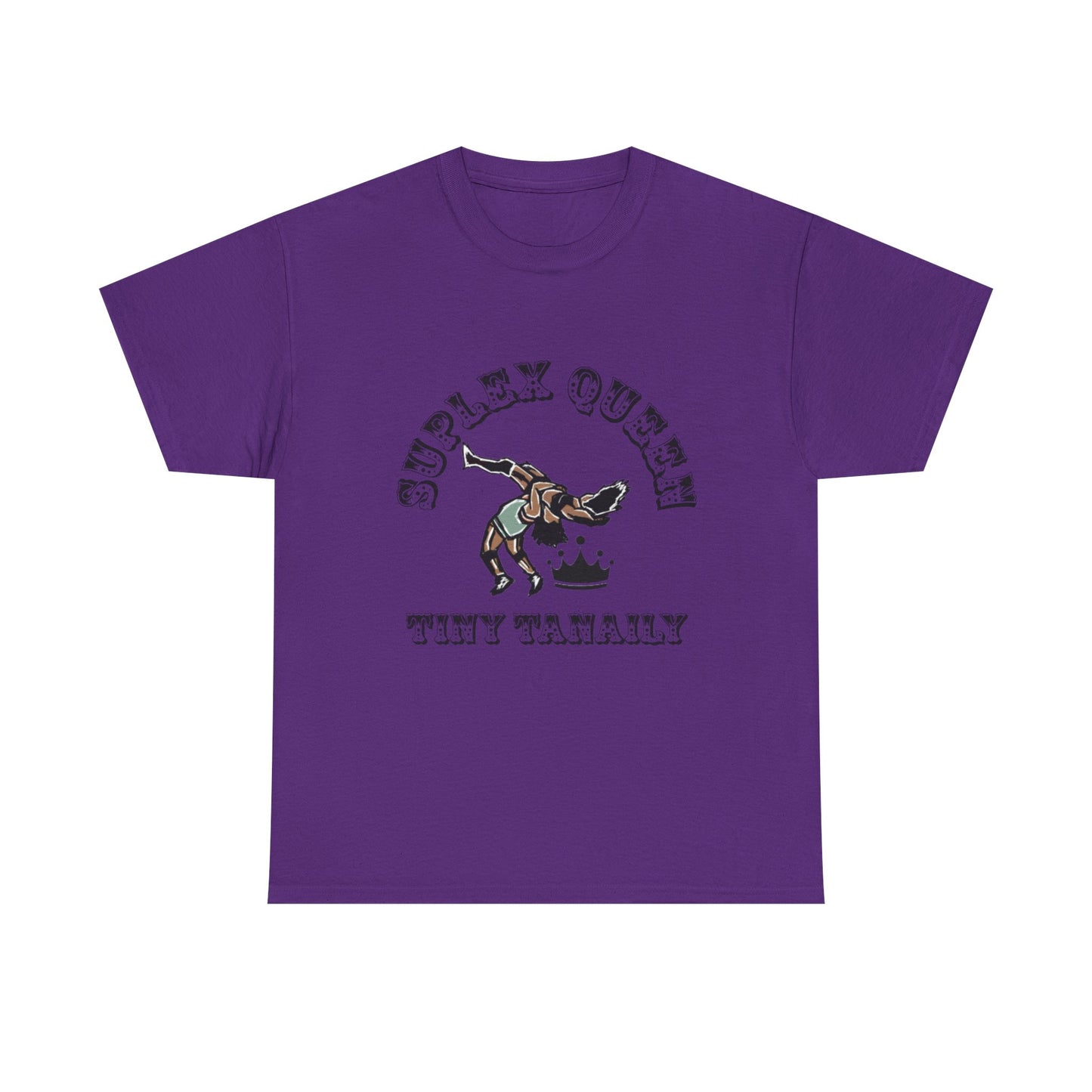 “Suplex Queen” Green or Purple Unisex Cotton Tee