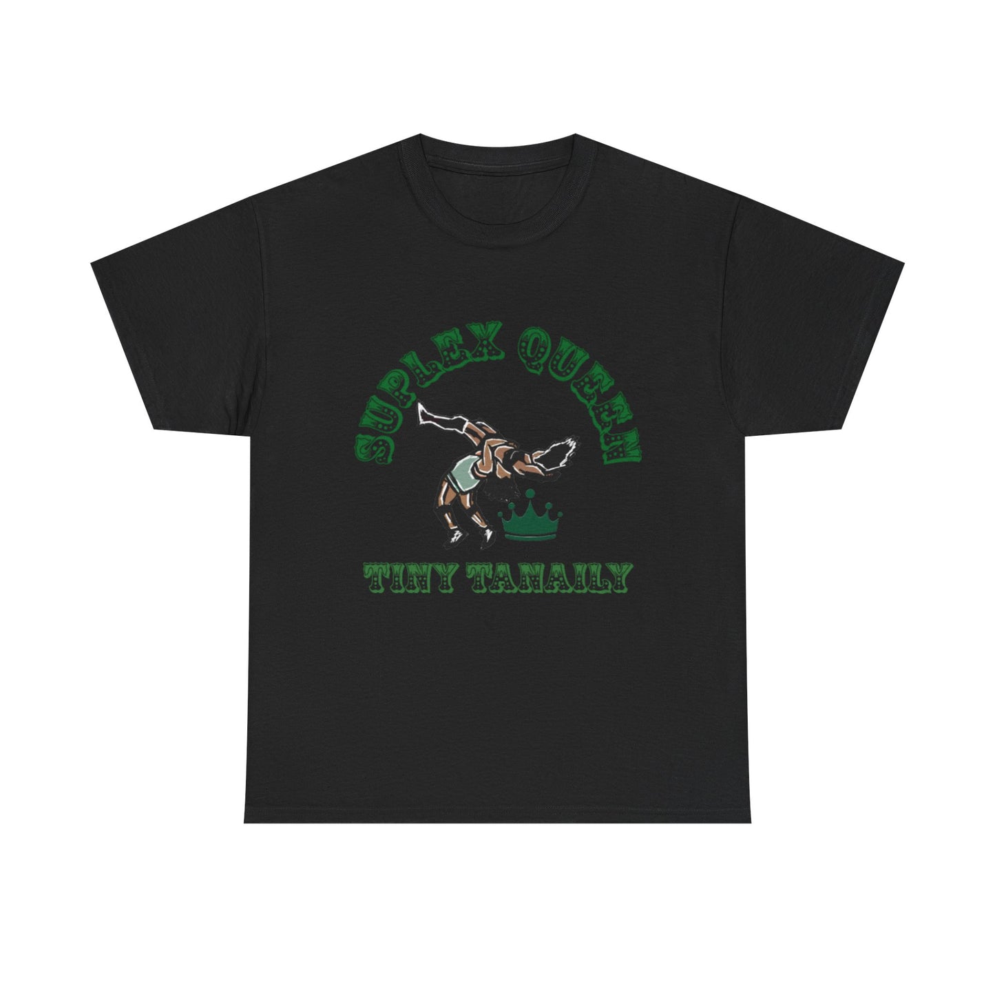 “Suplex Queen” Unisex Cotton Tee (Black, White, or Grey)