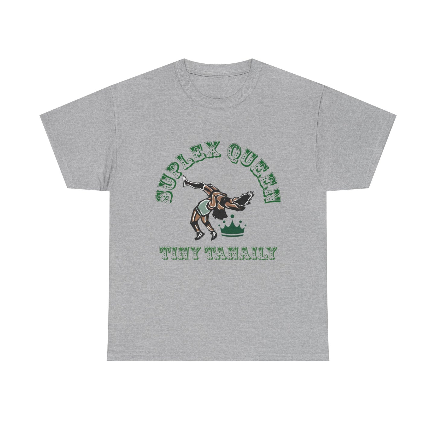 “Suplex Queen” Unisex Cotton Tee (Black, White, or Grey)