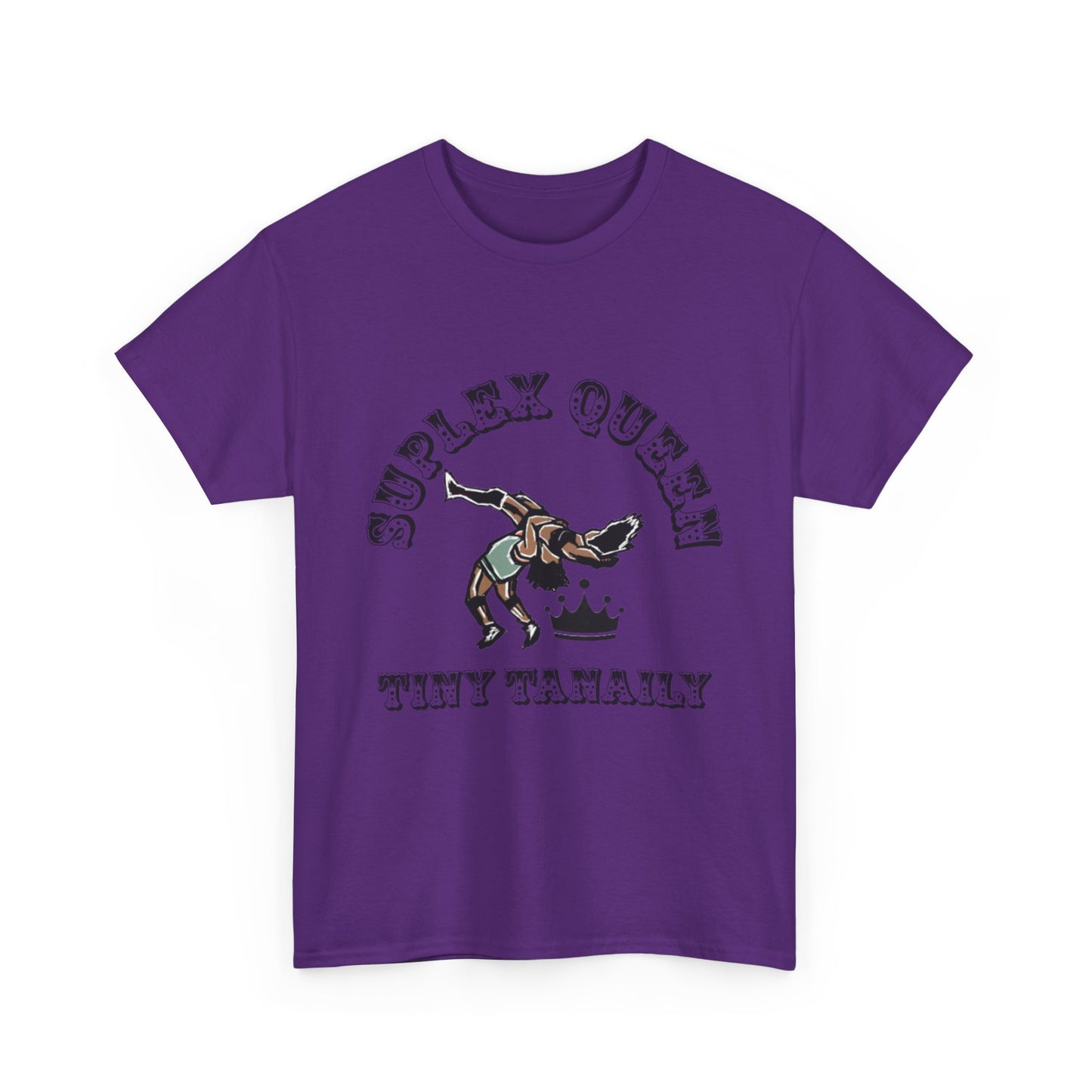 “Suplex Queen” Green or Purple Unisex Cotton Tee