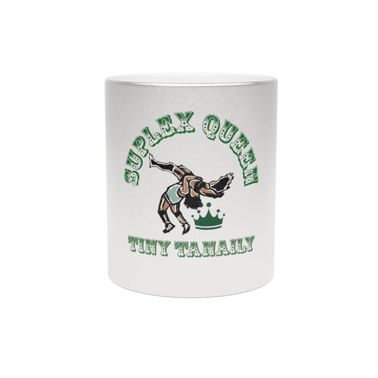 “Suplex Queen” Metallic Mug (Silver\Gold)