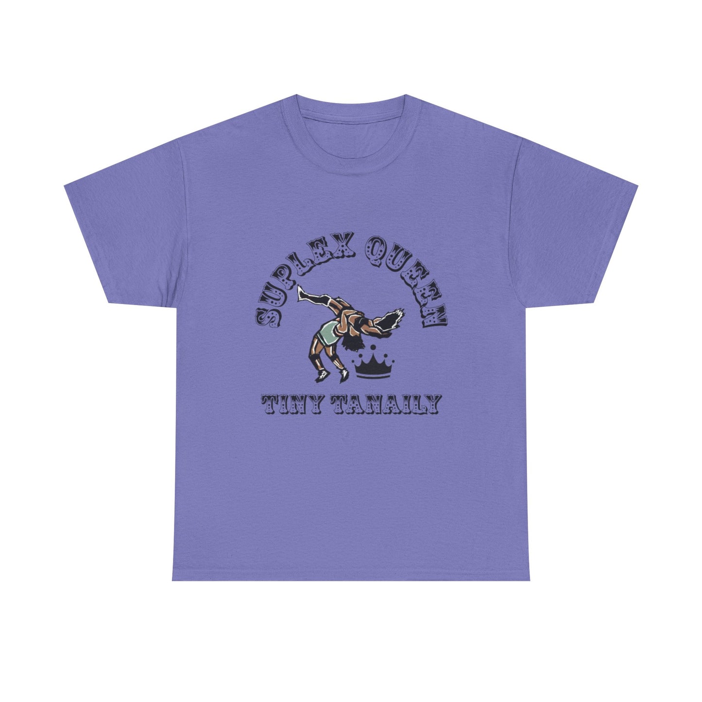 “Suplex Queen” Green or Purple Unisex Cotton Tee